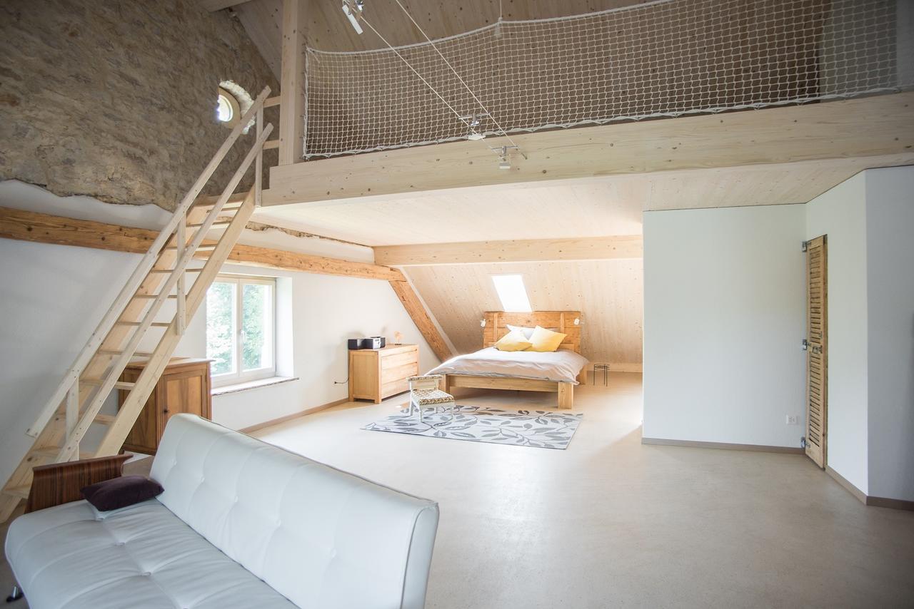 Apartament La Joux Chaupe Saint-Ursanne Zewnętrze zdjęcie