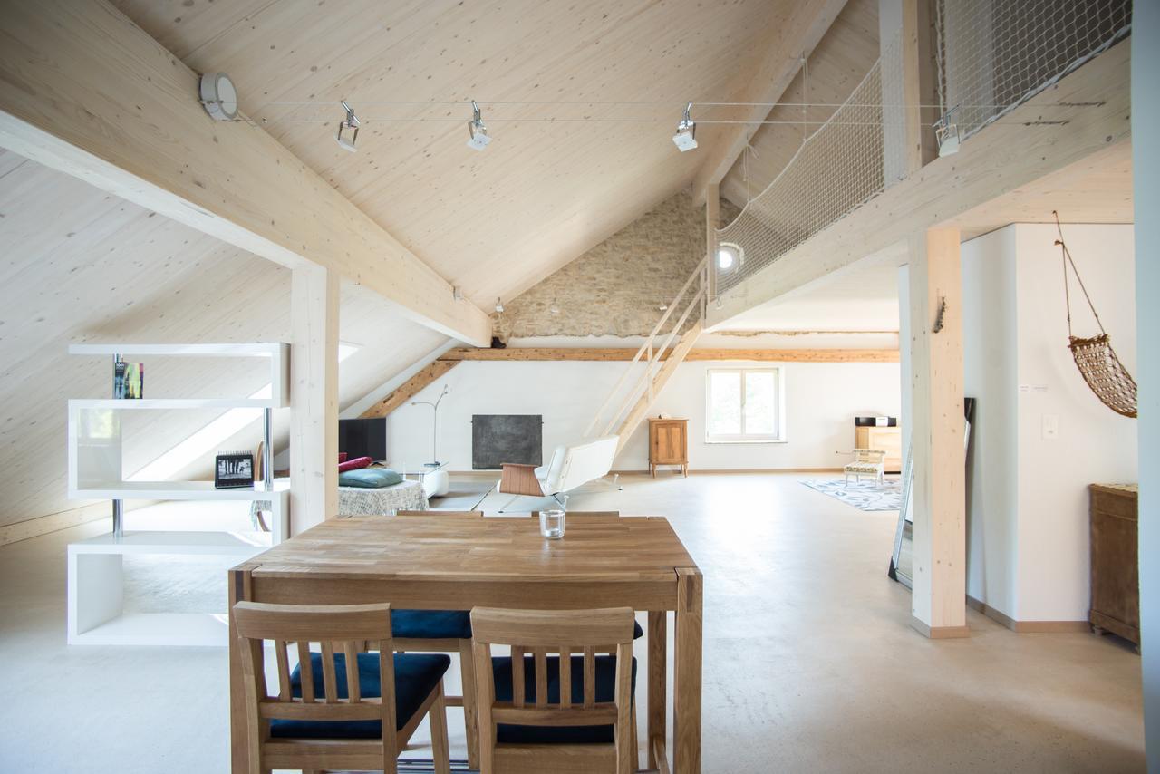 Apartament La Joux Chaupe Saint-Ursanne Zewnętrze zdjęcie