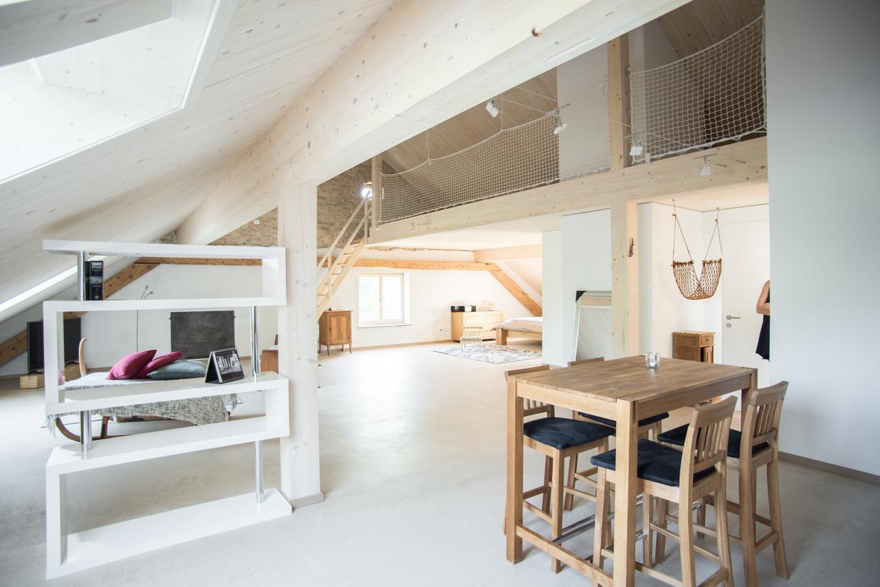Apartament La Joux Chaupe Saint-Ursanne Zewnętrze zdjęcie