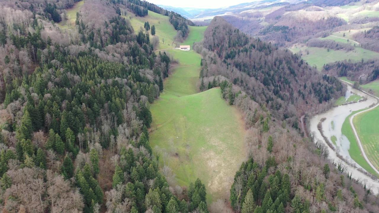 Apartament La Joux Chaupe Saint-Ursanne Zewnętrze zdjęcie