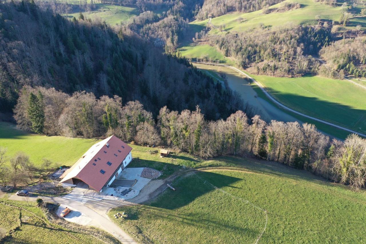 Apartament La Joux Chaupe Saint-Ursanne Zewnętrze zdjęcie